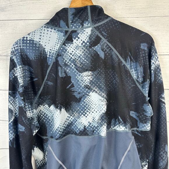 Athleta Womens size XL Running Wild Half Zip 2.0 Pullover Electro Running 152566 - Picture 6 of 10